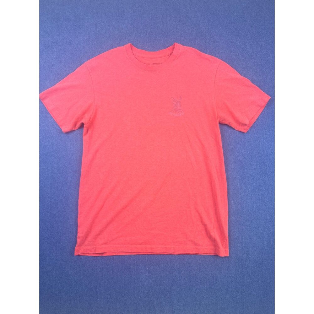Patagonia Responsibili-Tee Unisex/Men's S Red Graphic T-Shirt Print Logo